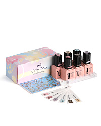 Набор гель-лаков EMI для ногтей, Only One, шесть оттенков по 9 мл