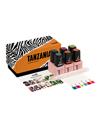 Набор гель-лаков EMI для ногтей, Tanzania, шесть оттенков по 6 мл