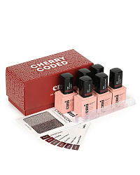 Набор гель-лаков EMI для ногтей, Cherry Coded, шесть оттенков по 6 мл