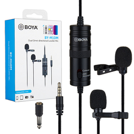 фото Микрофон петличный BOYA BY-M1DM