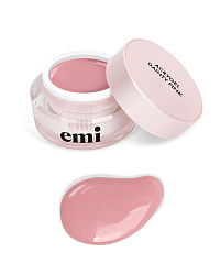 Акригель для моделирования ногтей, EMI, Dainty Pink, с сияющим эффектом, 15 г